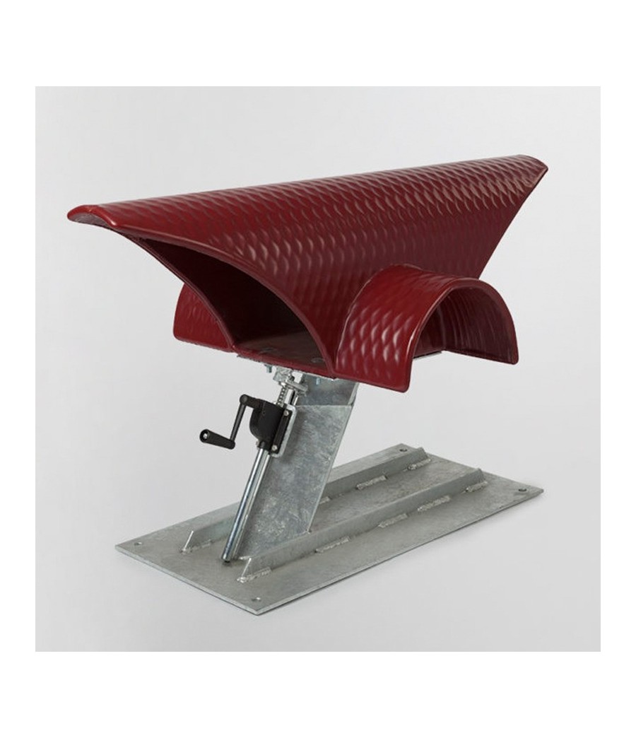 Adjustable metal semen extraction rack