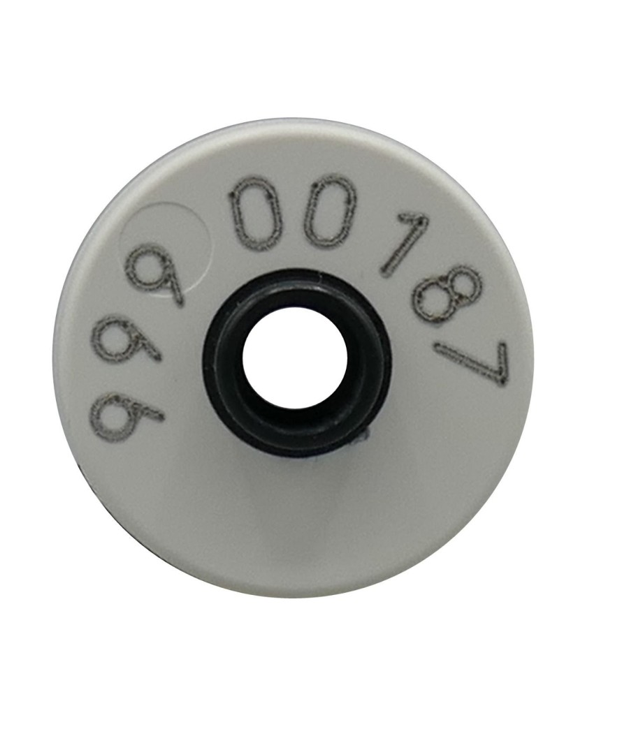 Crotal M24 HDX reutilitzable - blanc
