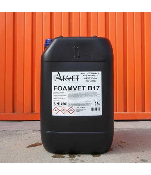 Jabon desinfectante FoamVet Basic B17 25kg+