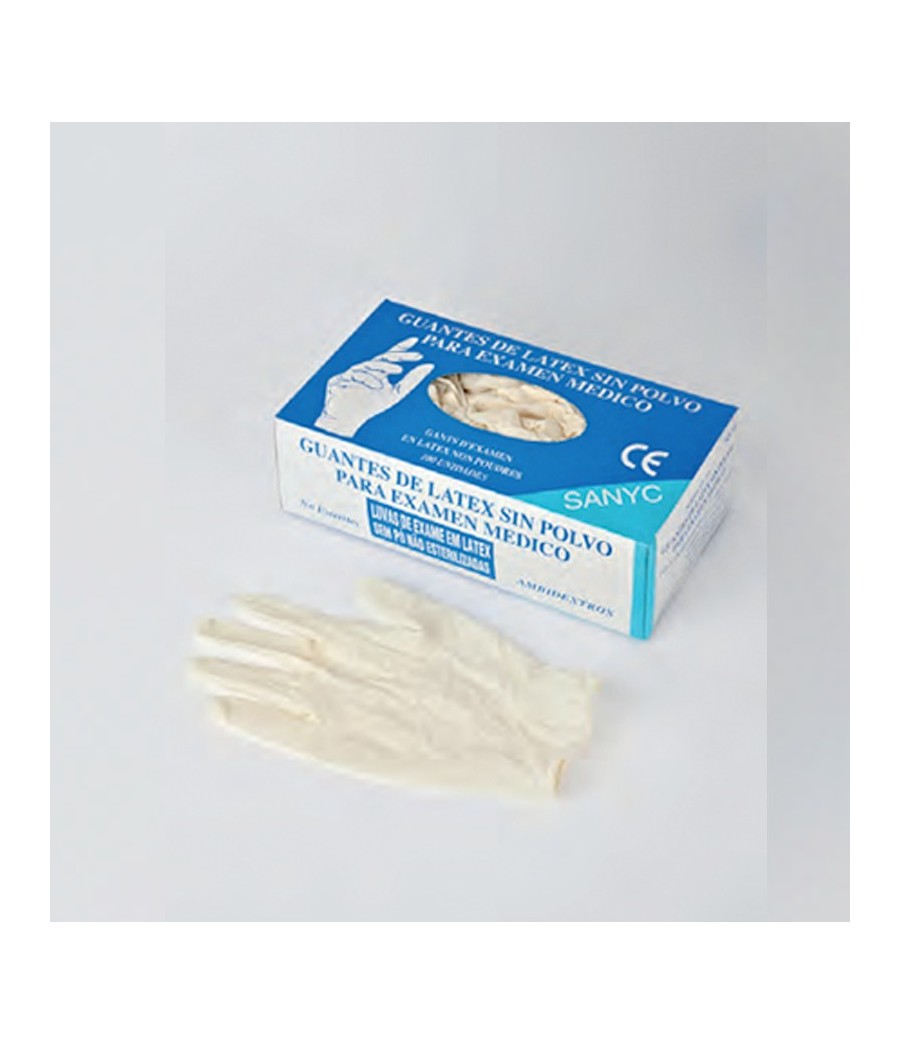 Guant de làtex sense pols (paq. 100u)
