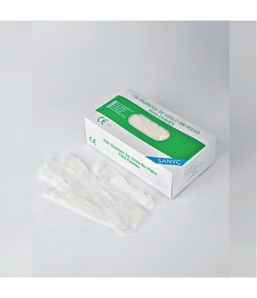 Guant vinil powder-freeper (Paq. 100 unitats)