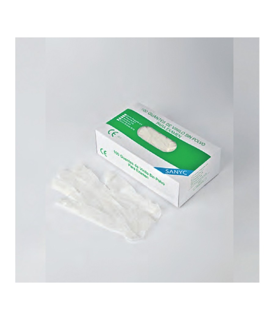 Guante vinilo powder-freeper (Paq. 100 unidades)