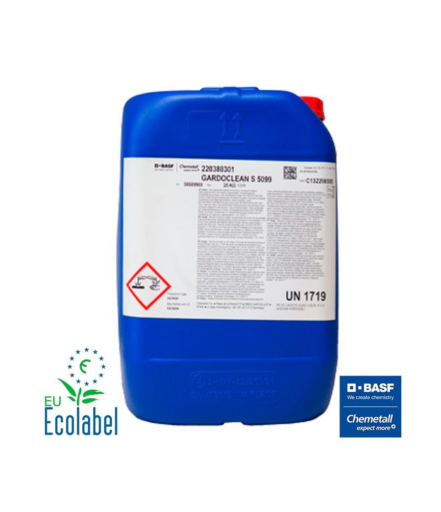 Gardoclean S 5099 ecological soap with the ECOLABEL label, where al