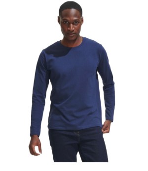 Ribbed round neck with elastane - Tapacosturas on inner collar.
