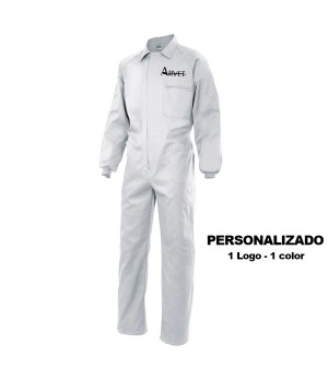 Mono de trabajo estilo Italiano Blanco PERSONALIZADO