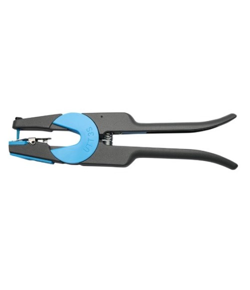 Universal applicator for bovine crotals, with ergonomic design that
