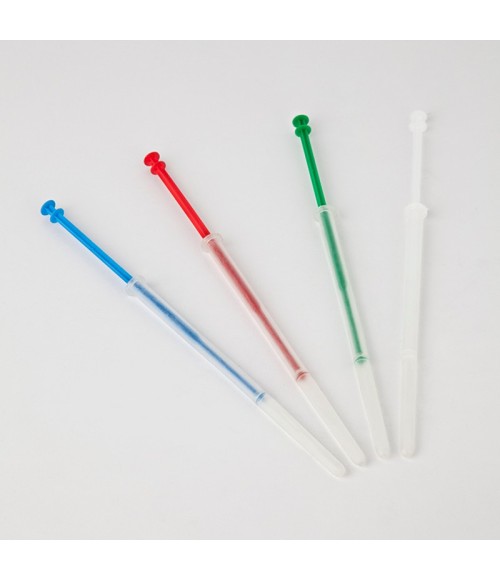 Cànula I.A. conills monodosi 0,7 blanca (Caixa 2500 Uni.)