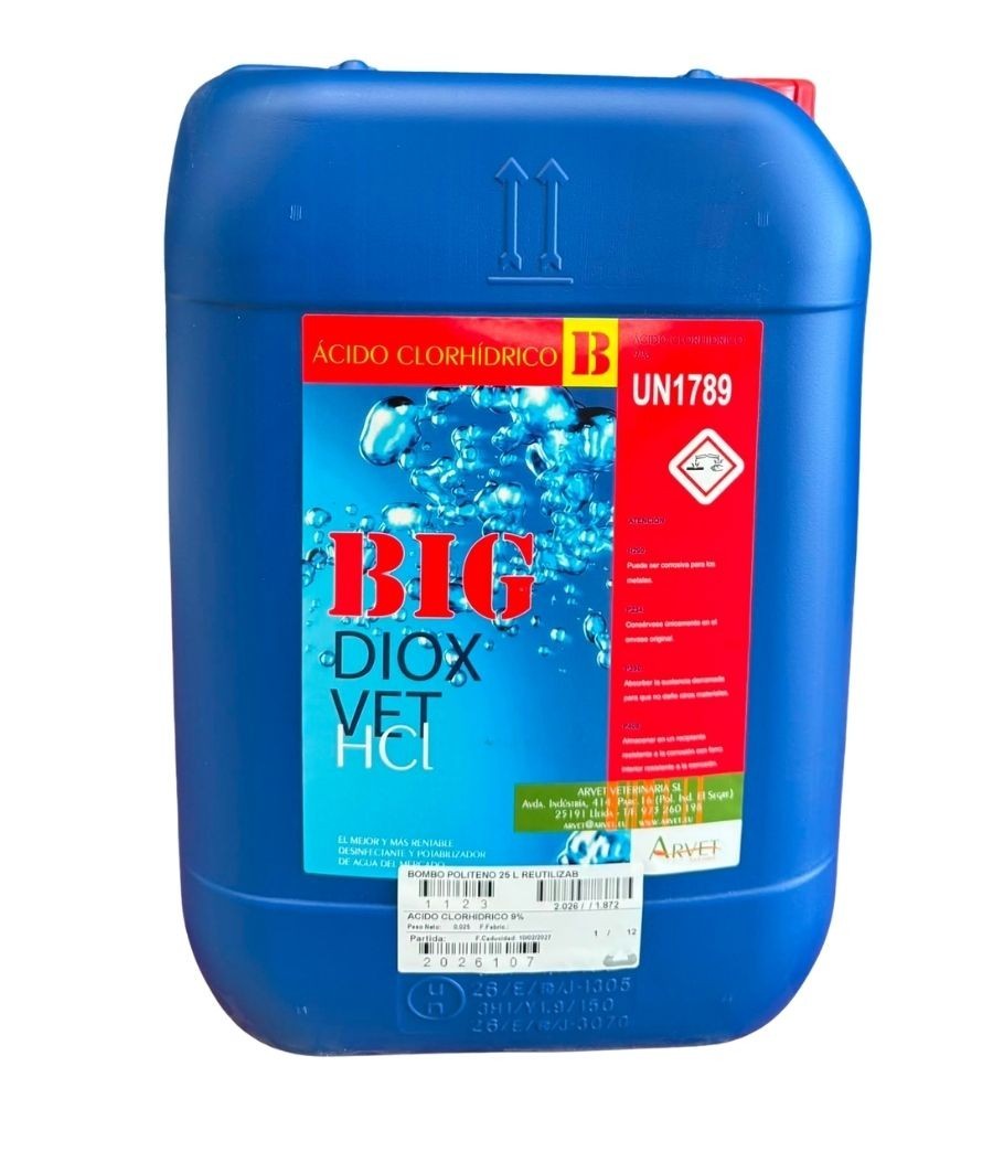 BigDioxVEt, ClH,  20 Kilos , NO retornable